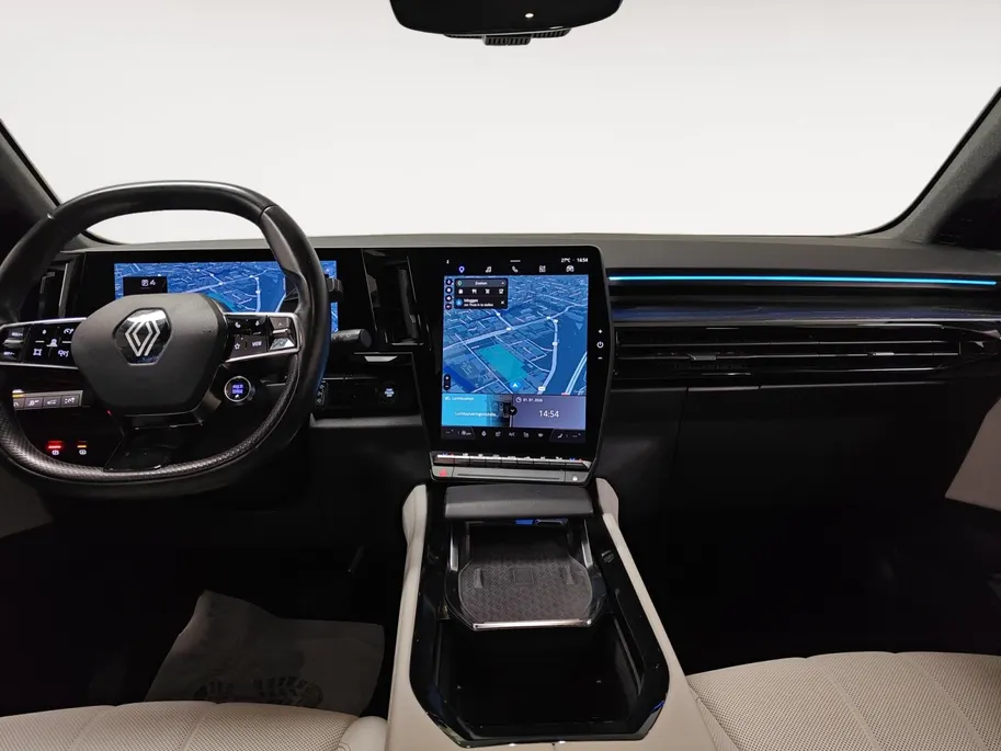 Renault Espace E-Tech full hybrid 200 iconic 7p. AUTOMAAT NAVI AIRCO 360CAMERA LEER EL. STOELEN STOEL+STUUR VERWARMING 4CONTROL ADVANCE DRIVESYSTEM ETC. DIKSTE UITVOERING DEALER ONDERHOUDEN