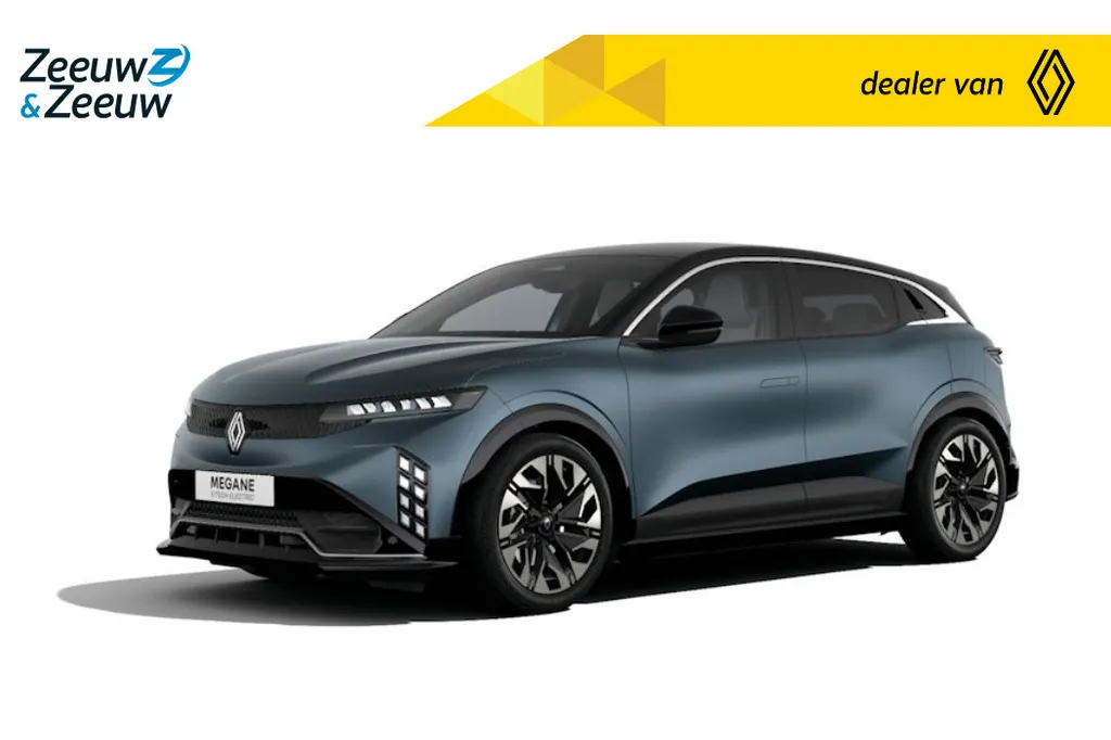 Renault Megane E-Tech Techno 67 kWh | Binnenkort in de showroom | Bestel nu uw nieuwe Renault Megane met € 1000,- Zeeuw en Zeeuw korting | Financier uw Megane tegen slechts 1,9% rente
