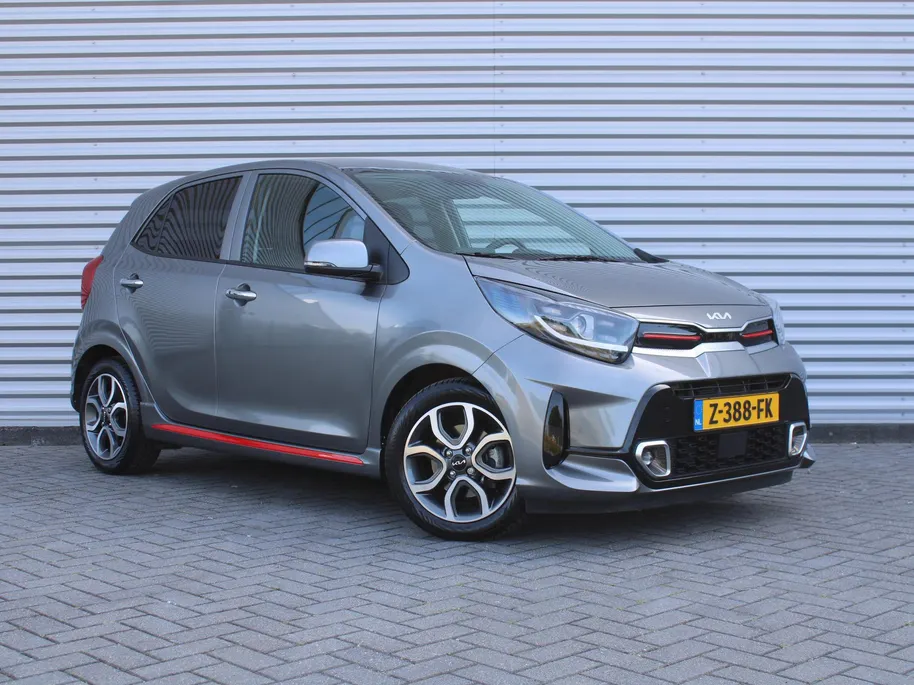 Kia Picanto 1.0 DPi GT-Line | Automaat | Cruise | Camera | Navi | 15' LM | All season | LED | Keyless | PDC |