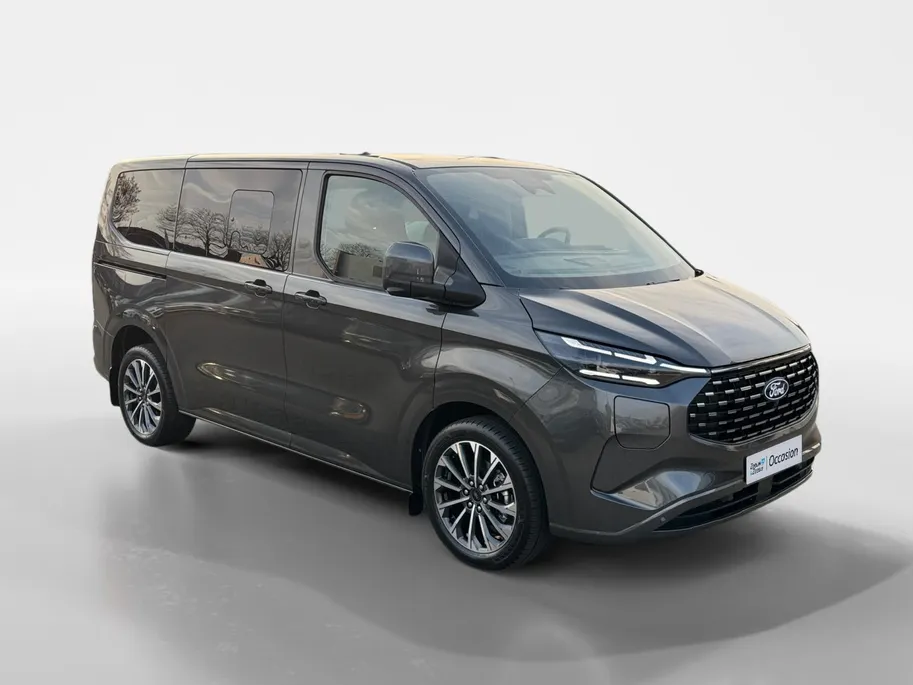 Ford Tourneo Custom 340 2.5 PHEV L1H1 Titanium X 8 persoons | Automaat | B&O Audio | Lederen bekleding | Achterklep | Matrix koplampen | Navigatie