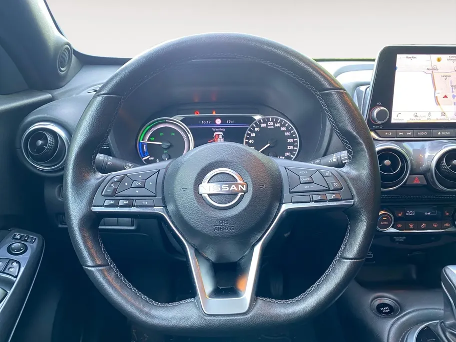 Nissan Juke 1.6 Hybrid N-Design Climate control | Navigatie | Parkeercamera | Stoel en stuurverwarming | 19 inch LM velgen | Cruise control | Keyless | Rijstrookdetectie |