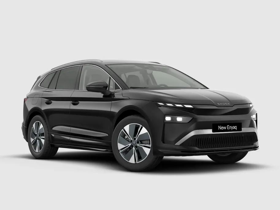 Škoda Enyaq iV Business Edition 85 | Achterbumper en dorpels in carosseriekleur | Elektrisch wegklapbare trekhaak | 19' inch velgen Regulus | €3000,- inruilpremie |