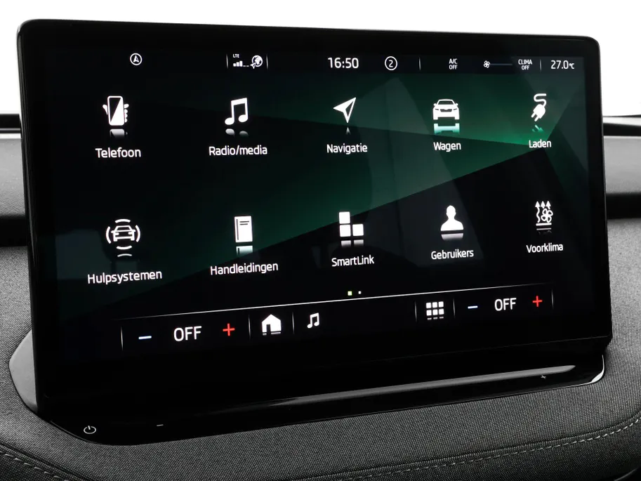 Škoda Enyaq iV 50 150pk · SOH 94,4% · Apple/Android Car Play · Camera · Navigatie · Cruise Control · 19'' Inch ·