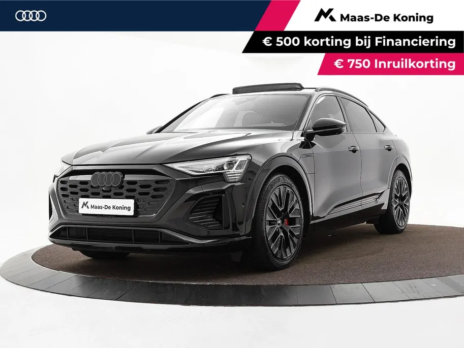 Audi Q8 Sportback e-tron 55 408pk Quattro S Edition 115 kWh · SOH 95,1% · Panoramadak · Luchtvering · Leder · 360 Camera · Elek. Voorstoelen · EXTRA INRUILKORTING ·