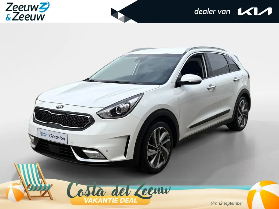 Kia Niro 1.6 GDi Hybrid ExecutiveLine | Trekhaak | Stoel verwarming en koeling | Lederen bekleding | Navigatie | Dodehoek detectie | Apple Carplay / Android Auto | Verbruik 1 op 20!
