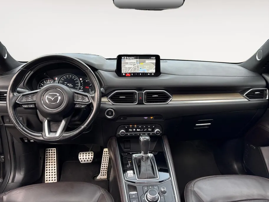 Mazda CX-5 2.0 SkyActiv-G 165 Signature | Schuif/kanteldak | 360 graden camera | Wegklapbare Trekhaak | Adaptieve Cruise Control | Navigatie | BOSE | Leder | 19' Lichtmetalen velgen