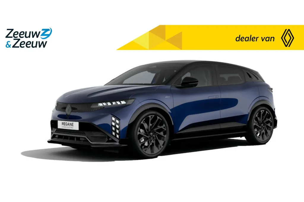 Renault Megane E-Tech Esprit Alpine 67 kWh | Binnenkort in de showroom | Bestel nu uw nieuwe Renault Megane met € 1000,- Zeeuw en Zeeuw korting | Financier uw Megane tegen slechts 1,9% rente
