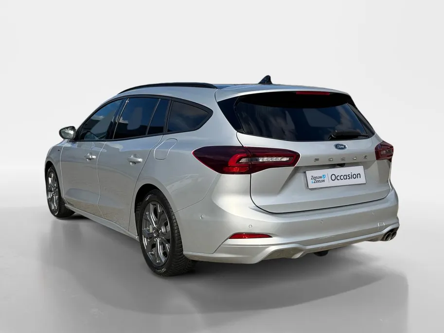 Ford Focus Wagon 1.0 EcoBoost Hybrid ST Line X | Automaat | Pano dak | BLIS | Adapt. Cruise control | Winter pack | Draadloos opladen mobiel | Parkeersensoren voor en achter | Achteruitrijcamera | B&O audio | Bovag garantie |