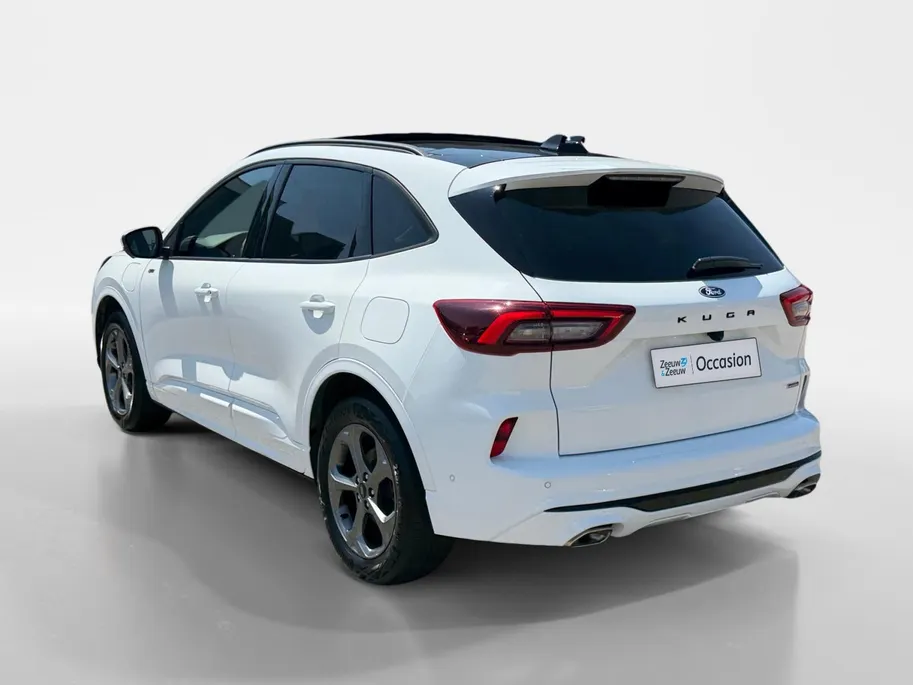 Ford Kuga 2.5 PHEV ST-Line X | Automaat | Pano dak | HUD | Elektr. uitklapbare trekhaak | Adapt. Cruise control | BLIS | Parkeersensoren voor en achter | 360 graden camera | Elektr. achterklep | B&O audio | Navigatie | Apple carplay & Android auto | Fabrieksgaranti