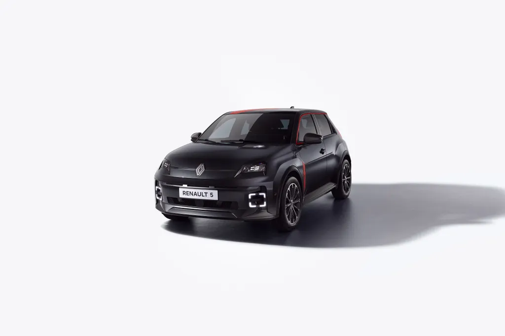 Renault 5 in de kleur Noir Étoilé