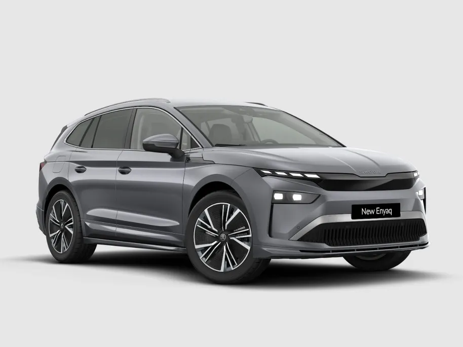 Škoda Enyaq iV Business Edition 85 | 20' inch velgen Neptune | Achterbumper en dorpels in carosseriekleur | Elektrisch wegklapbare trekhaak | €3000,- inruilpremie |