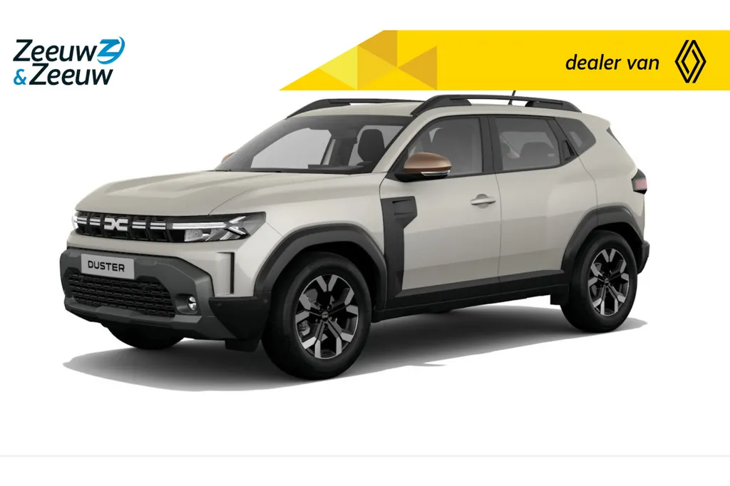 Dacia Duster Hybrid 140 Extreme | Nu uit voorraad leverbaar met € 2.550,- Zeeuw & Zeeuw voorraadkorting en Gratis 7 jaar fabrieksgarantie