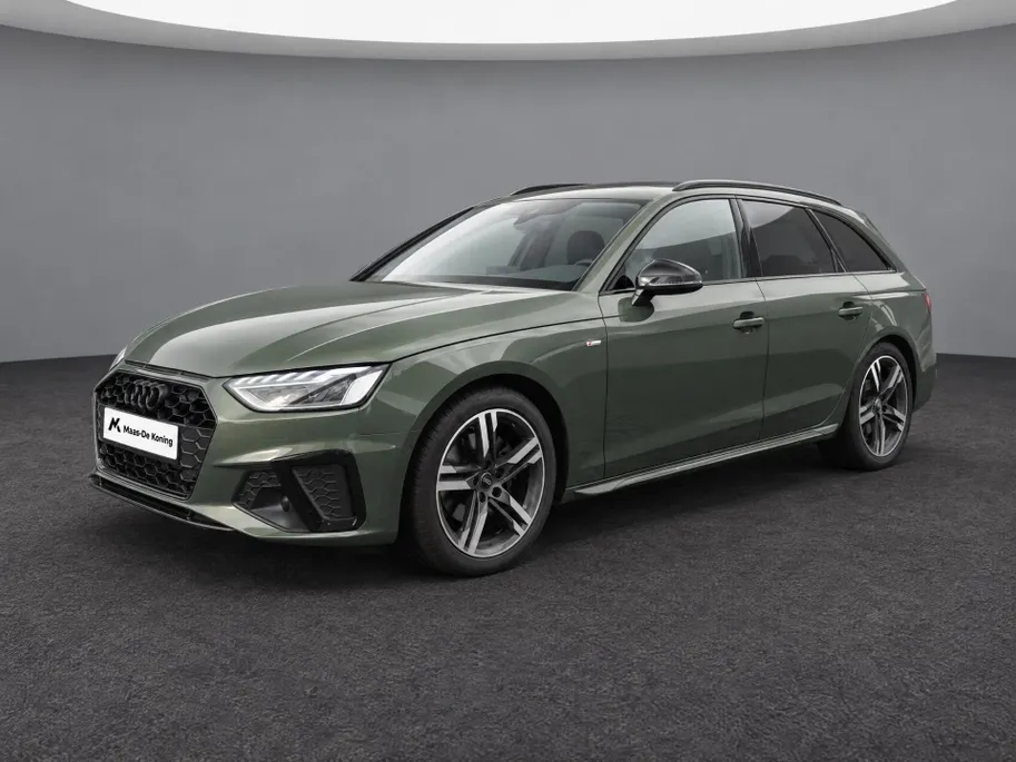 Audi A4 Avant 35 TFSI 150pk S edition Competition · Trekhaak · Camera ·  Stoelverwarming · Drive select · Leder/Stof · Garantie t/m 23-07-2028 of 100000km.