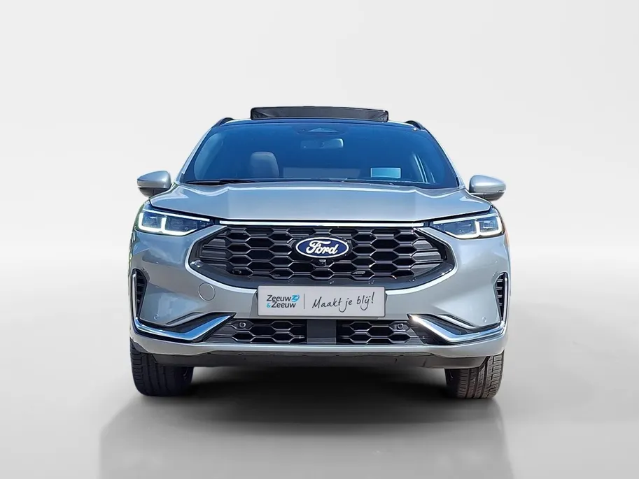 Ford Kuga 2.5 PHEV ST-Line X | Winterpack | Matrix Ledkoplampen | 19' Lichtmetaal | El. Trekhaak | Panoramadak | Adaptive cruisecontrol | 360Camera | Apple Carplay&Android Auto | El. Achterklep | El. verst. voorstoelen | Nieuw te bestellen |