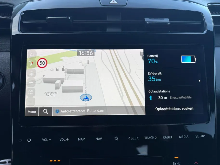 Hyundai Tucson 1.6 T-GDI PHEV N Line 4WD 265PK | 66km WLTP elektrisch | Navigatie | Apple Carplay & Android Auto | Adaptive cruise control | Parkeersensoren rondom | 360 camera | Stoelverwarming & koeling voor |