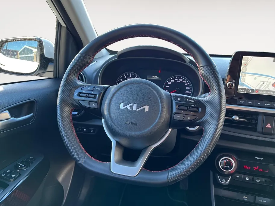Kia Picanto 1.0 DPi GT-Line | Keyless entry | Climate control | Cruise control | LM-Velgen | Navigatie | Leren bekleding