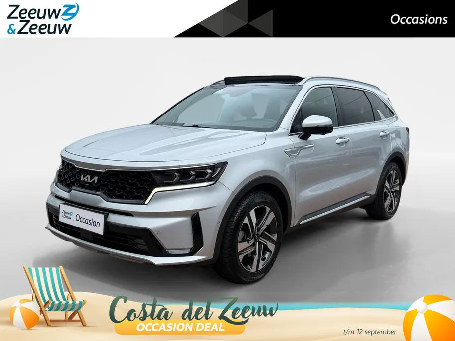 Kia Sorento 1.6 T-GDI Plug-in Hybrid 4WD ExecutiveLine 7 pers Meest luxe uitvoering | Zeer nette auto | Open dak | Lederen bekleding | 360 graden camera | Navigatie | Apple CarPlay & Android Auto |
