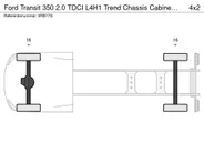 Ford Transit 350 2.0 TDCI L4H1 Trend Chassis Cabine Bakwagen | automaat | BÄR elektrische achterklep | hulpluchtvering |