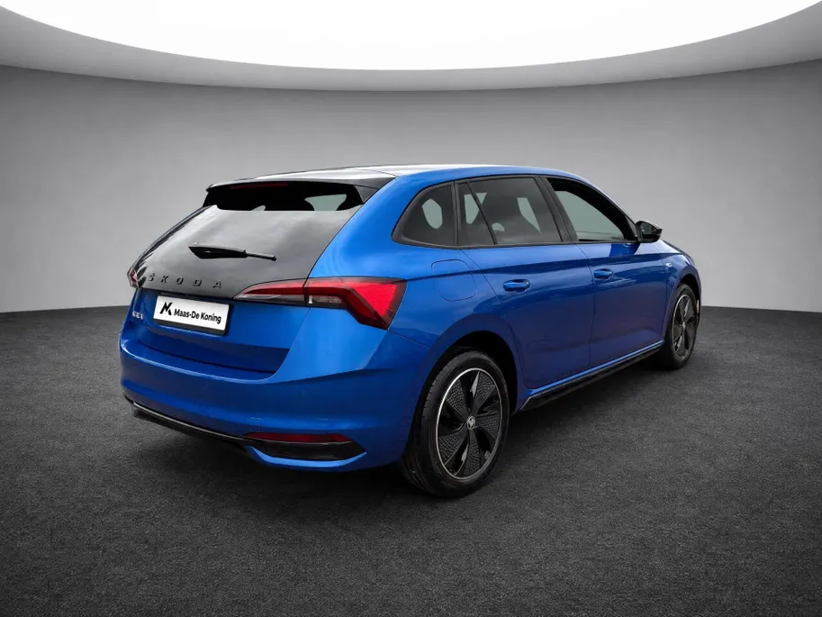 Škoda Scala 1.0 TSI Monte Carlo 85 kW / 115 PK Hatchback 6 versn | Race Blue | Trekhaak |