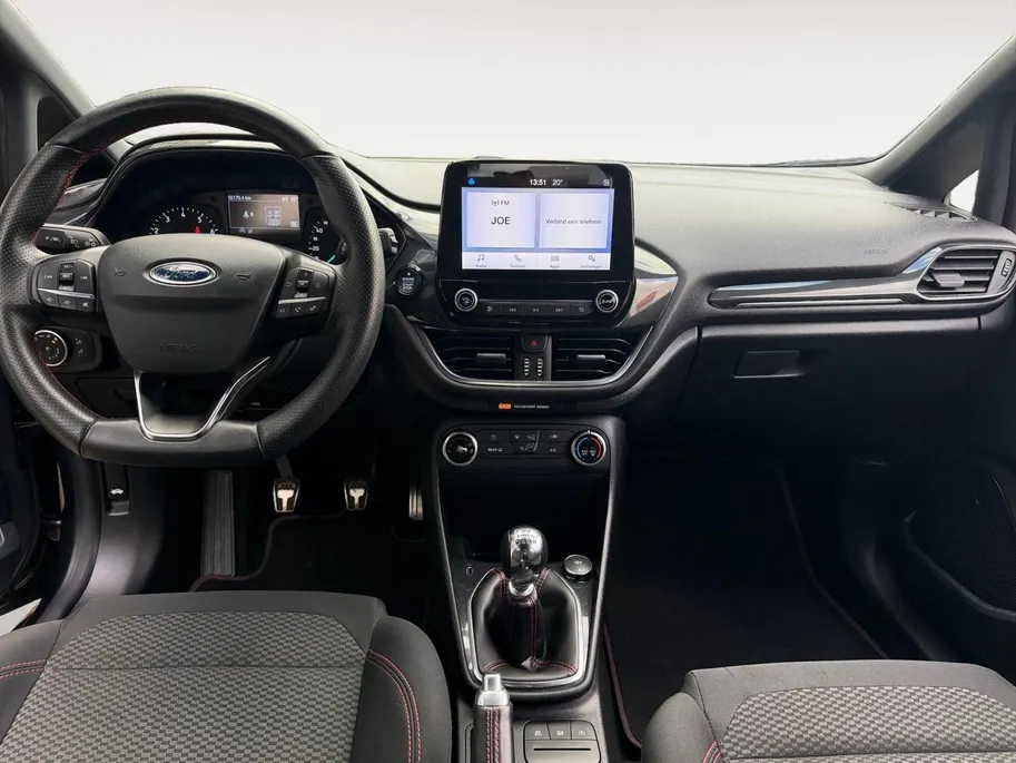 Ford Fiesta 1.0 EcoBoost ST-Line 12 MAANDEN BOVAG GARANTIE | ELEKTRISCHE RAMEN | BLUETOOTH AUDIO | AIRCO
