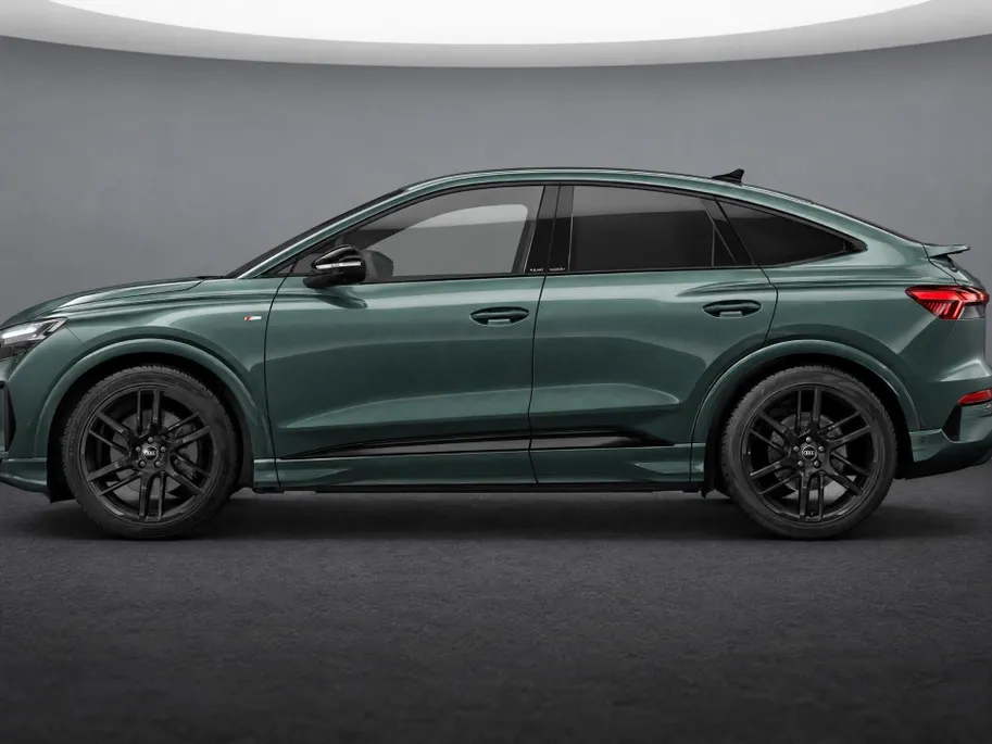 Audi Q4 Sportback e-tron S edition performance 286 PK · Lederen bekleding · Tech plus · MMi experience pro · Glazen panoramadak