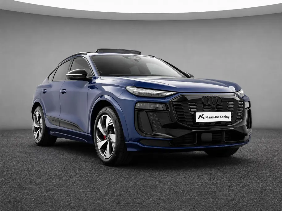 Audi Q6 e-tron Sportback S edition performance 100 kWh 306pk · SOH 97,5% · Panoramadak · 360 Camera · Wegklapbare Trekhaak · Bang & Olufsen · Leder · Warmtepomp · Head-Up · 20'' Inch · Garantie t/m 17-09-2030 of 100.000km