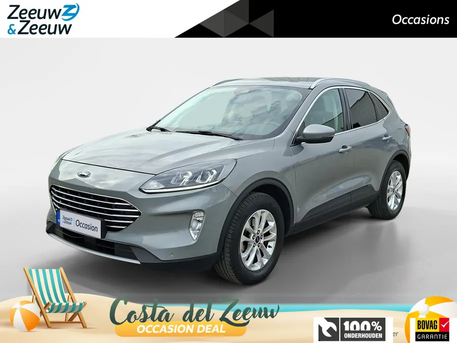 Ford Kuga 1.5 EcoBoost Titanium | Dealeronderhouden | Stoel- stuur en voorruitverwarming | Trekhaak | 1600kg trekgewicht | Navigatie