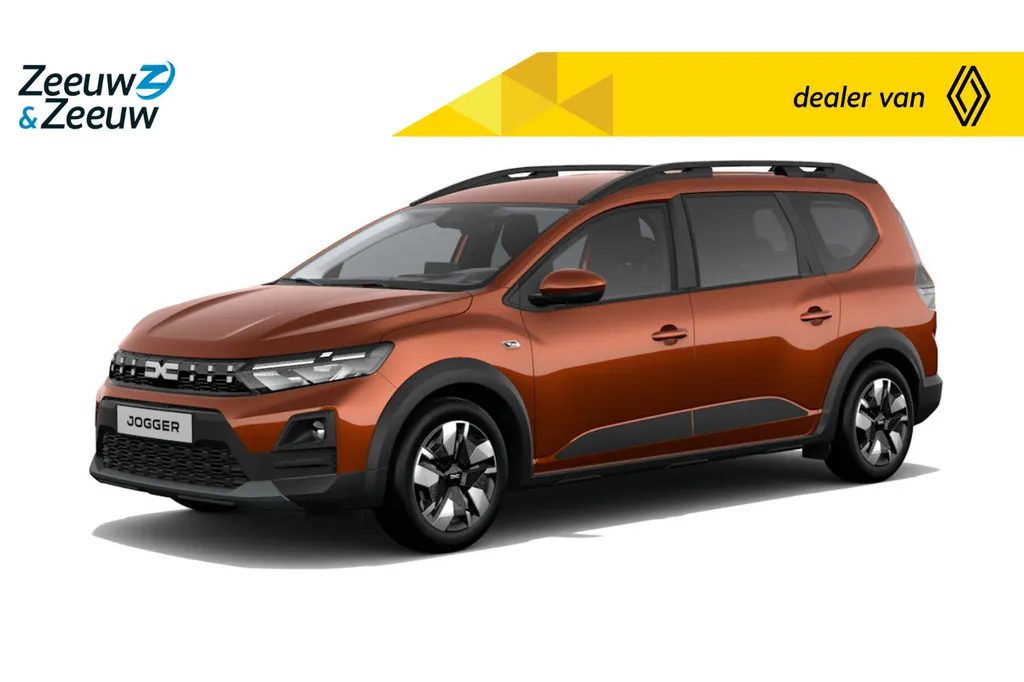 Dacia Jogger De nieuwe TCe 110 expression 7-Zits l Pack Comfort l Nu uit voorraad leverbaar met €3.200,- korting en 5 jaar Fabrieksgarantie t.w.v. € 456,-.