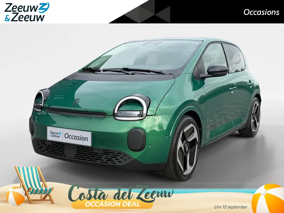 Renault Twingo Urban Range Techno 27.5 kWh Automaat | Demo - Beschikbaar per 01-10-2026 | Armsteun | Camera | Parkeersensoren | Climate Control | Full LED | Adaptive Cruise Control | Navigatie | 18' Lichtmetalen Velgen |