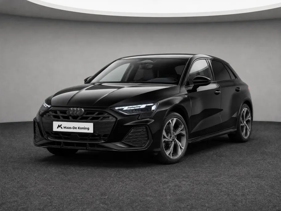 Audi A3 Sportback 40 TFSI e S edition 204 PK · Assistentiepakket rijden en parkeren plus · Optiekpakket zwart plus · Lichtpakket plus ambient light · MEGA Sale