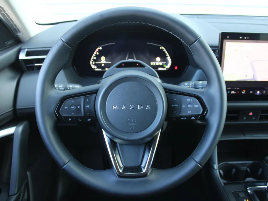 Mazda CX-5 2.5 E-SKYACTIV G 141 M HYBRID Exclusive-Line | Stuur-/stoelverwarming v+a | 360 Camera | HUD | Leer | Elek. stoelverstelling | Dodehoek detectie | LED |