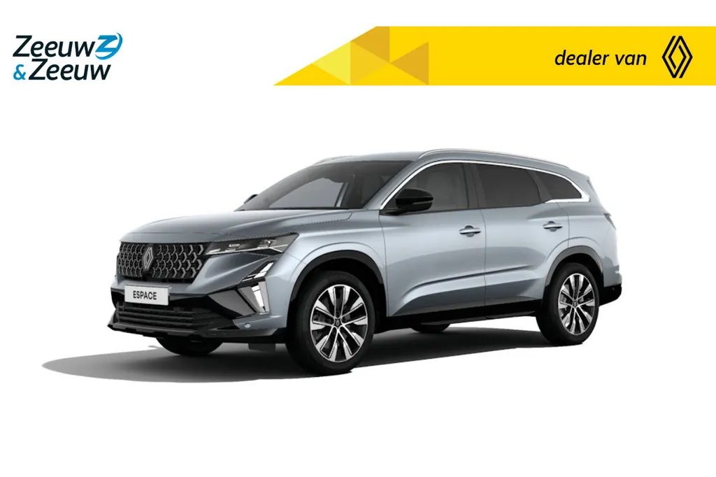 Renault Espace E-Tech full hybrid 200 techno 5p. | Nu uit voorraad leverbaar met €6.600,- Zeeuw & Zeeuw voorraadkorting! | Inclusief 5 jaar fabrieksgarantie | Financier uw Espace tegen slechts 4.9% rente |