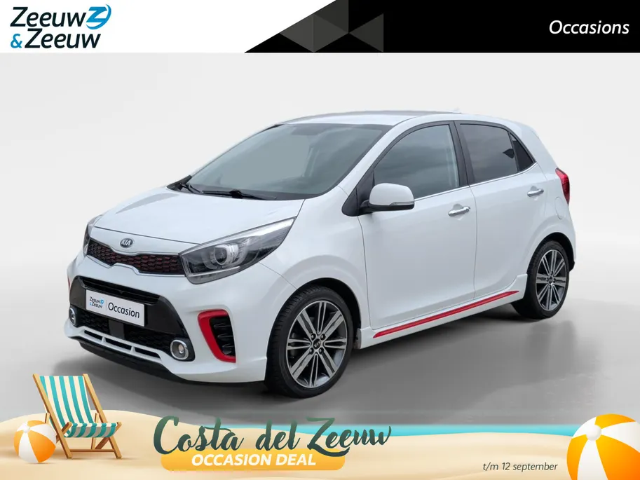 Kia Picanto 1.2 CVVT GT-Line | Vol opties | o.a. Stoelverwarming  | Leder  | Climate control etc!! | NU Rijklaarprijs! Incl.12 Maanden, APK, Onderhoudsbeurt etc! Premiumpakket gratis!