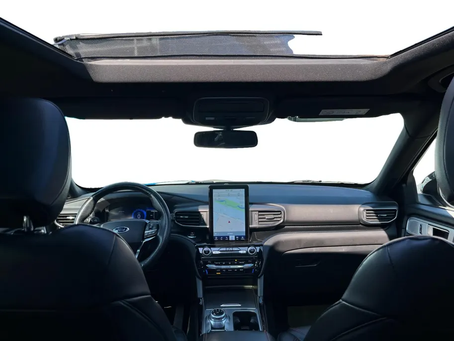 Ford Explorer 3.0 V6 EcoBoost PHEV ST-Line |7 persoons| Allweatherbanden| Apple Carplay/Android Auto|Rondomzicht camera| panorama-dak|12 Maanden Bovag garantie|