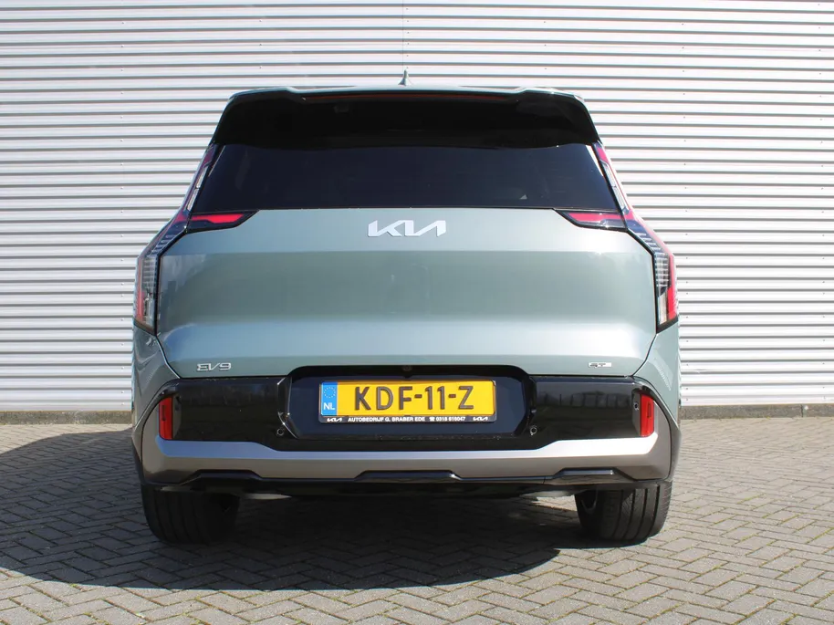 Kia EV9 GT-Line AWD 99.8 kWh | 7-zits | Stuur-/stoelverwarming + ventilatie v+a | 360 Camera | Schuifdak | Elek. stoelverstelling +  achterklep | HUD | Leer | 21' LM |