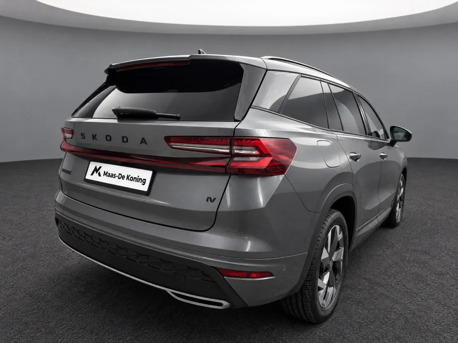 Škoda Kodiaq 1.5 TSI 204pk PHEV Sportline Business · Wegklapbare Trekhaak · 360 Camera · Apple/Android Car Play · Elek. Voorstoel · 19'' Inch · Garantie t/m 09-03-2030 of 100.000km
