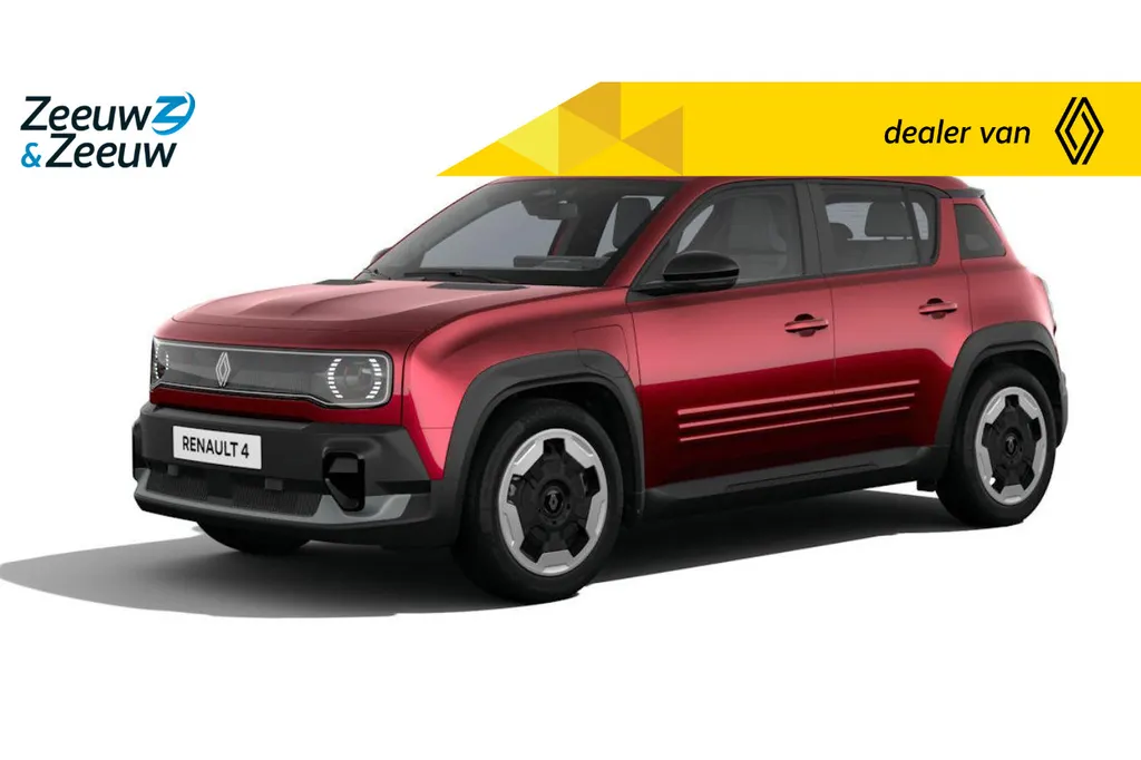 Renault 4 Comfort Range Evolution | Profiteer nu van €1.800,- Zeeuw & Zeeuw voorraadkorting | NU met GRATIS 5 jaar fabrieksgarantie | 409KM Actieradius | 165km laden in slechts 15 minuten | Nu in de showroom |