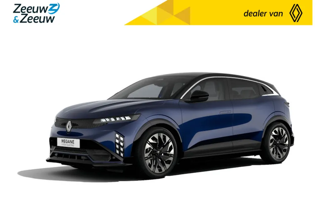 Renault Megane E-Tech Techno 67 kWh | Binnenkort in de showroom | Bestel nu uw nieuwe Renault Megane met € 1000,- Zeeuw en Zeeuw korting | Financier uw Megane tegen slechts 1,9% rente
