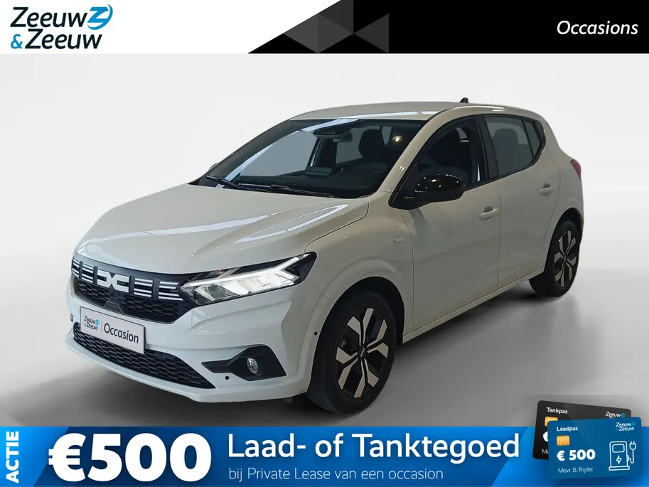 Dacia Sandero 1.0 TCe 90 Journey *Navi(Carplay)+Camera*Parkeersensoren*Climate*Dodehoek Detectie*Mooie auto!