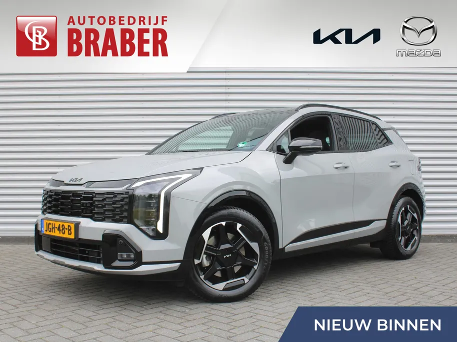 Kia Sportage 1.6 T-GDi Hybrid GT-Line | Trekhaak | Stuur-/stoelverwarming | Elek. stoelverstelling + achterklep | Schuifdak | 18" LM | Cruise adapt. | Camera |