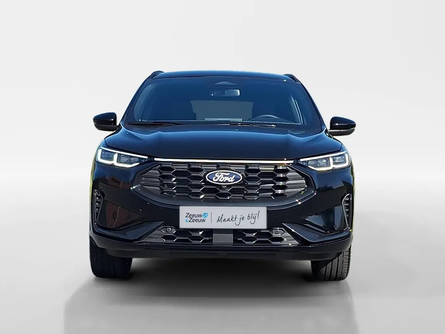 Ford Kuga 2.5 PHEV ST-Line X | Black Pack | Winterpack | Matrix Ledkoplampen | El. Trekhaak | 360Camera | Adaptive Cruisecontrol | Dodehoekdetectie | 20' Lichtmetaal | Draadloze Apple Carplay&Android Auto | B&O Audio | El. Vert. bestuurderstoel + geheugen | Nieuw t