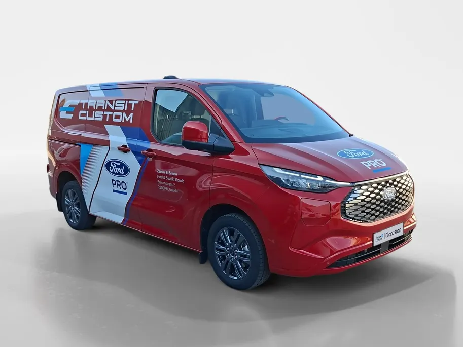 Ford E-Transit Custom 320 L1H1 Limited 65 kWh | 136 pk | DEMO | Dubbele schuifdeur | Pro Power Onboard | B&O | 17inch velgen