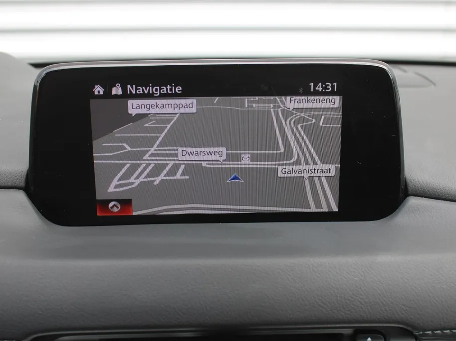 Mazda CX-5 2.0 SkyActiv-G 6AT 165PK Business Luxury | Stuur-/stoelverwarming + ventilatie | Geheugenstoel | 360 Camera | HUD | Leer | 19" LM | Dodehoek detectie | Bose |