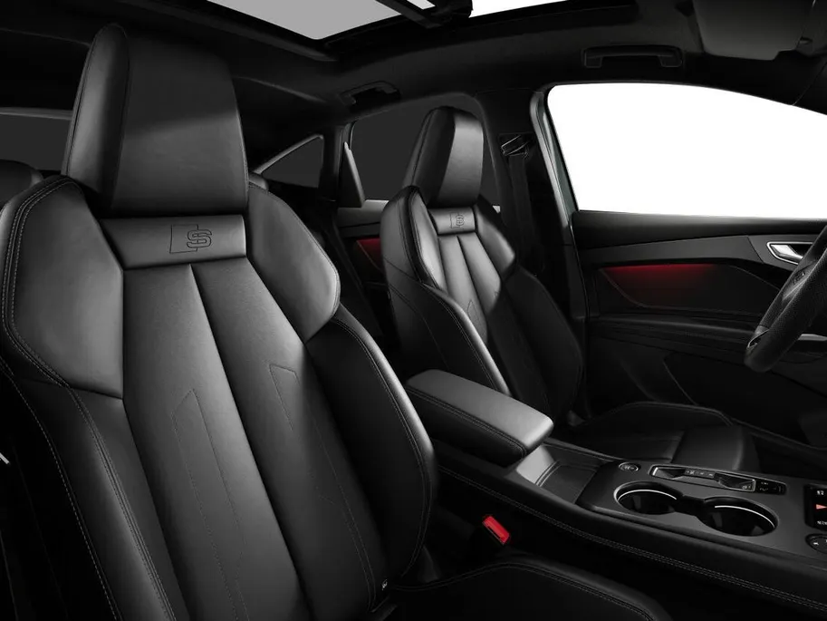 Audi Q4 Sportback e-tron S edition performance 286 PK · Lederen bekleding · Tech plus · MMi experience pro · Glazen panoramadak