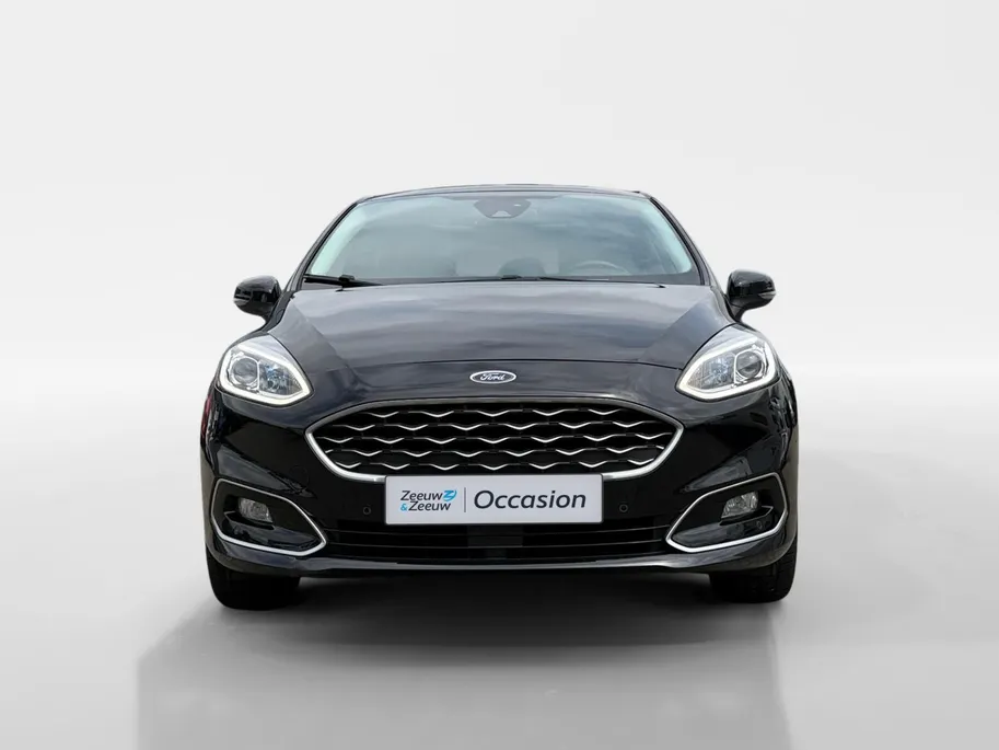 Ford Fiesta 1.0 EcoBoost Hybrid Vignale | Dealer onderhouden | NL auto | Adapt. cruise control | Pano dak | BLIS | Winter pack | Parkeersensoren voor en achter | Achteruitrijcamera | 17' lichtmetalen velgen | Bovag garantie |