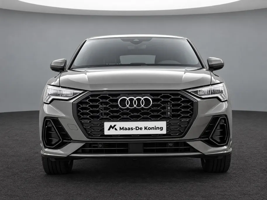 Audi Q3 Sportback 45 TFSIe 245pk S Edition · Trekhaak · Camera · Apple/Android Car Play · Elek. Achterklep · Dodehoeksensor · Lederen Bekleding · Garantie t/m 04-02-2027 of 100.000km