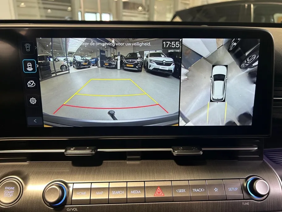 Hyundai Kona 1.6 GDI HEV Premium | Trekhaak Afn 13polig| Apple Carplay / Android Auto | Navigatiesysteem | Elektrisch Verstelbare Voorstoelen | Bestuurdersstoel + Geheugen | Parkeersensoren Voor + Achter | Camera Voor + Achter | Stoelverwarming + Stoelkoeling | Stuurv