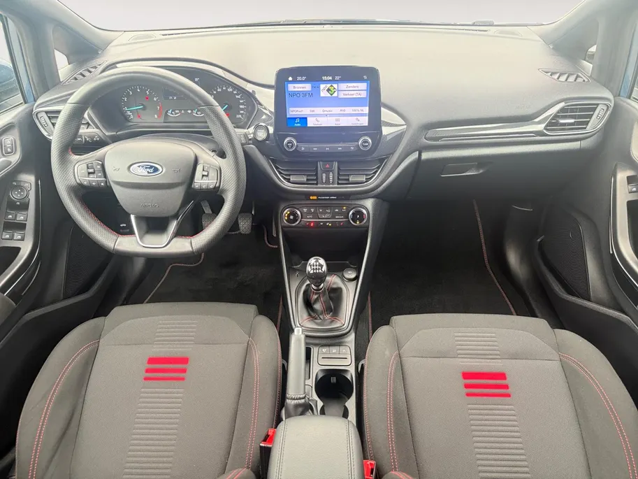 Ford Fiesta 1.0 EcoBoost Hybrid ST-Line 1e Eigenaar | Dealer Onderhouden | Stoel/Stuur/Voorruitwarming | Cruise Control | Parkeersensoren | Apple/Android Carplay | 12 maanden garantie! |