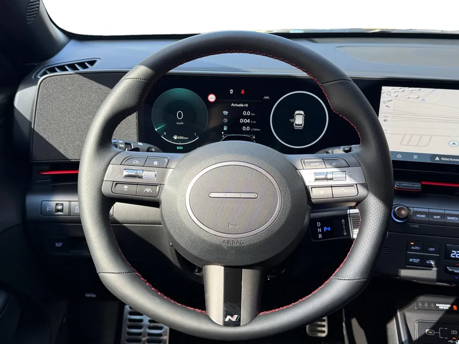 Hyundai Kona 1.6 GDI HEV N Line | Demo | Zeer compleet | Two-tone | Elektrische achterklep | Stoeverwarming & koeling | Stuurverwarming | 360 graden camera |