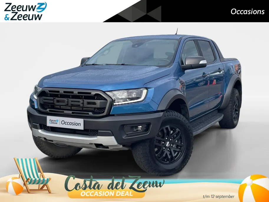Ford Ranger 2.0 EcoBlue Raptor 4X4 213 pk Automaat | Double Cab omgebouwd naar 2 persoons uitvoering | Rollertop | Trekhaak | Navigatie | Elektrische stoelverstelling